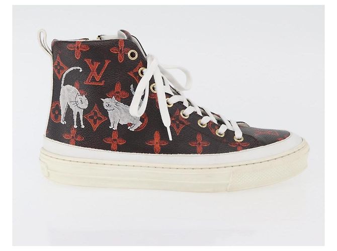 Zapatillas Catgram Stellar Line LOUIS VUITTON LV Auth 176071M Monograma - vista 4