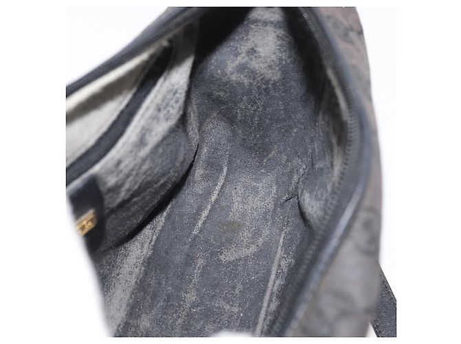 Borsa a Spalla GG Canvas Gucci Nera Oro 001 14 0412 Auth 175200 Nero D'oro - vista 19