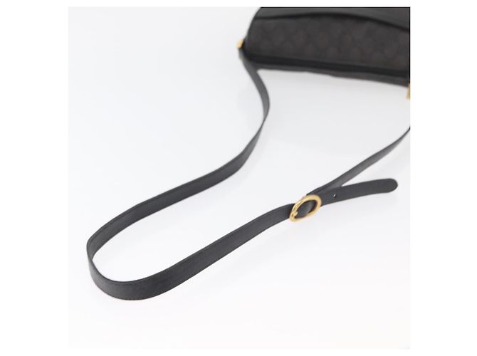 Borsa a Spalla GG Canvas Gucci Nera Oro 001 14 0412 Auth 175200 Nero D'oro - vista 7