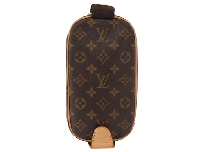 LOUIS VUITTON Pochette Gange Monogram Borsa a Spalla M51870 LV Auth am11404SAV Monogramma - vista 2