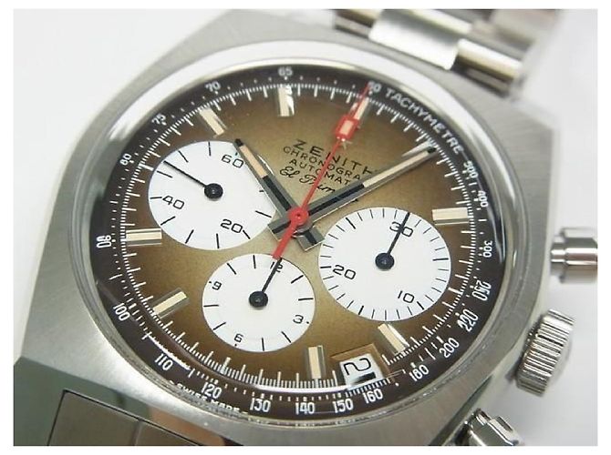 Zénith ZENITH Chrono Master Revival El Primero A385 Gradiente marrone Prodotti autentici Uomini Argento - vista 3