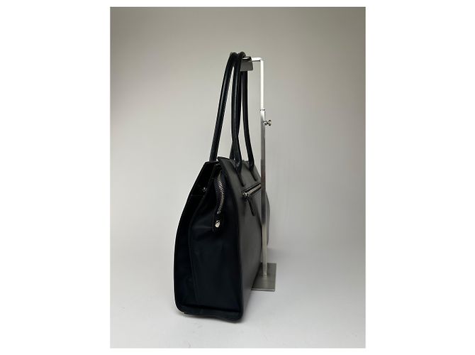 Courreges Vintage Courrèges strukturierte Ledertasche schwarz - Ansicht 5