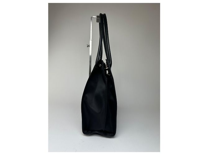 Courreges Vintage Courrèges strukturierte Ledertasche schwarz - Ansicht 7
