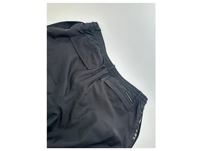 Vintage Burberry Nova Check Trim Jogginghose Schwarz 38/M - Ansicht 9