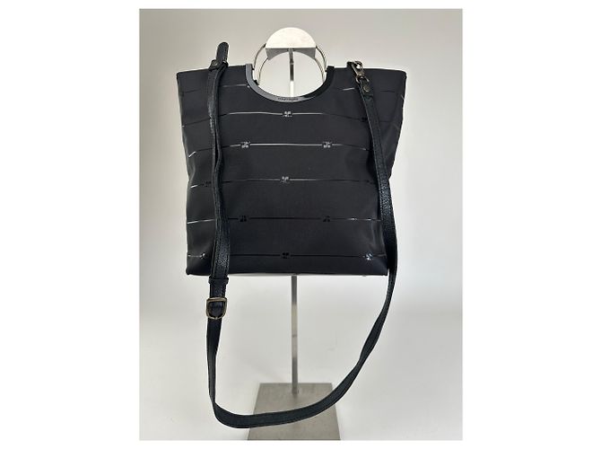 Courreges Vintage Courrèges AC Monogramm 2Way Tote Bag Schwarz - Ansicht 15