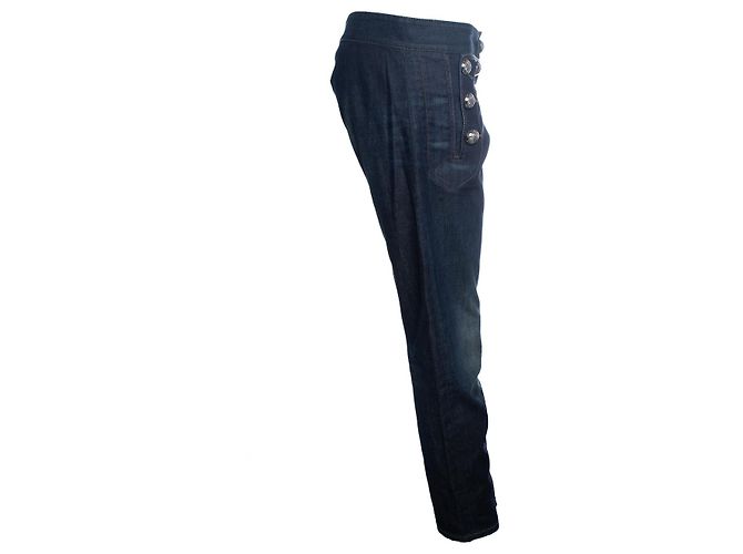 Jeans skinny de denim azul oscuro lavado Gucci - vista 3