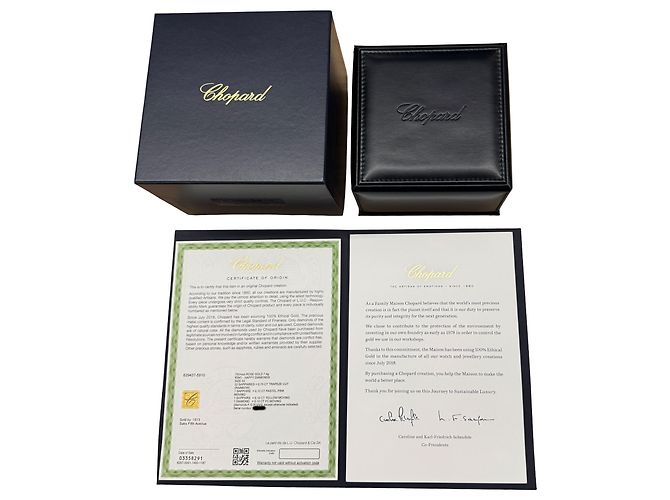 Chopard Happy Diamond Ring aus Roségold, Saphir und Diamant - Ansicht 6