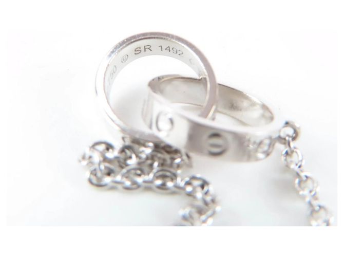 Collana Baby Love Cartier in Oro Bianco D'oro - vista 8