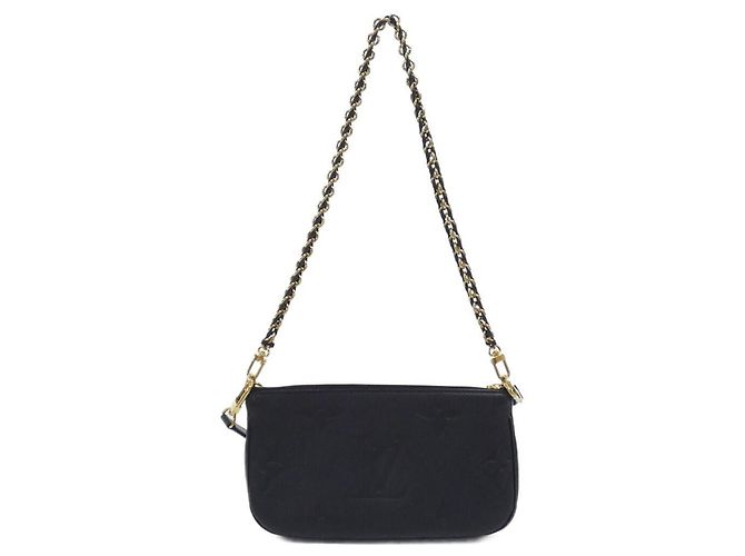 Borsa a Spalla Multi Pochette Accessoires in Monogram Empreinte Louis Vuitton Nero Monogramma - vista 2