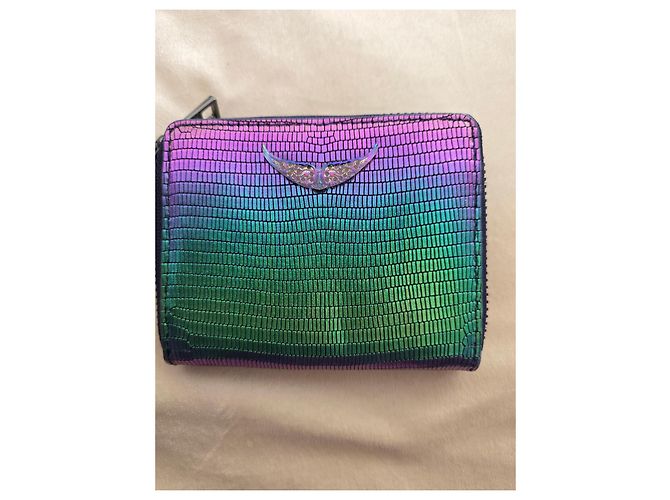 Zadig & Voltaire leather wallet multicolored metallic Multiple colors - view 7