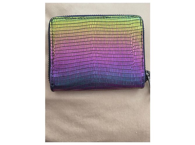 Zadig & Voltaire leather wallet multicolored metallic Multiple colors - view 8