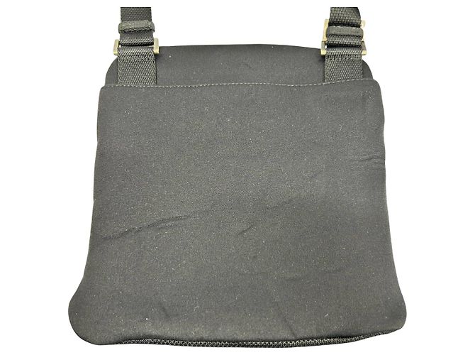Borsa a spalla in neoprene e rete nera Prada Sport 1999 Nero - vista 2