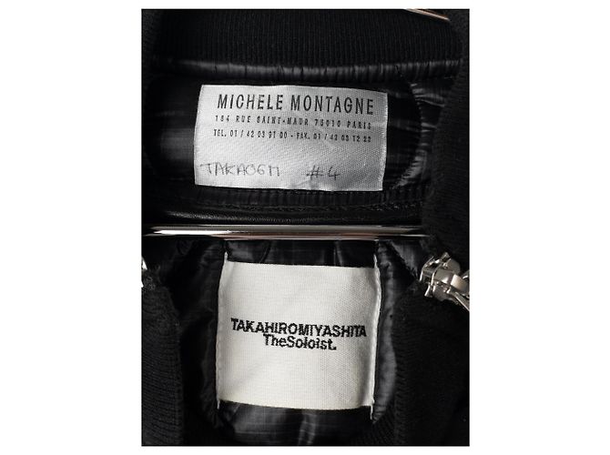 Autre Marque Takahiromiyashita The Soloist. Giacca Bomber Space Flight AW21 Nero - vista 8