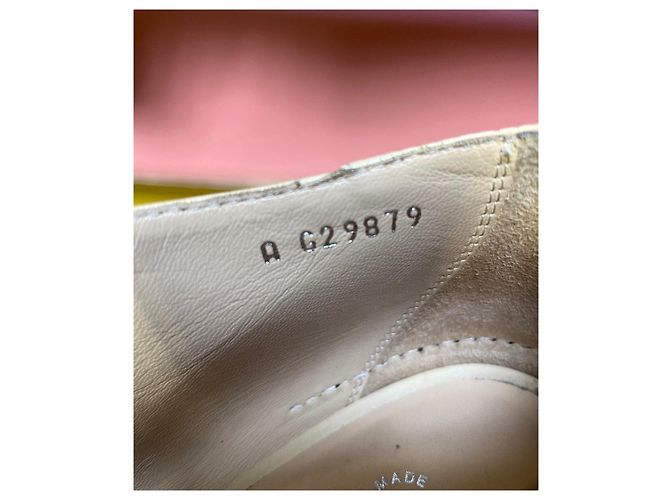 Beige Leder Open-Toe Ankle Boots von Chanel - Größe 40,5 gebraucht - Ansicht 6