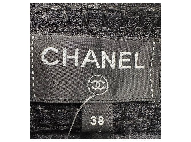Top bustier sin tirantes de lino blanco Chanel 2018 talla 38 de segunda mano - vista 5