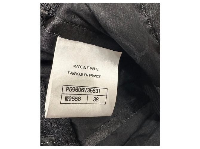 Top bustier sin tirantes de lino blanco Chanel 2018 talla 38 de segunda mano - vista 6