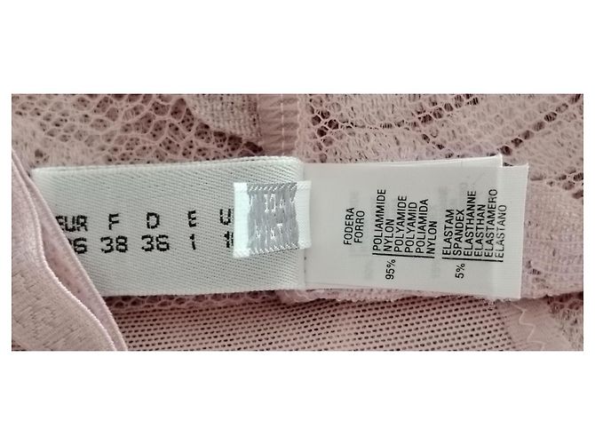 LA PERLA SOTTOVESTE CON INSERTI IN PIZZO. Rosa - vista 4