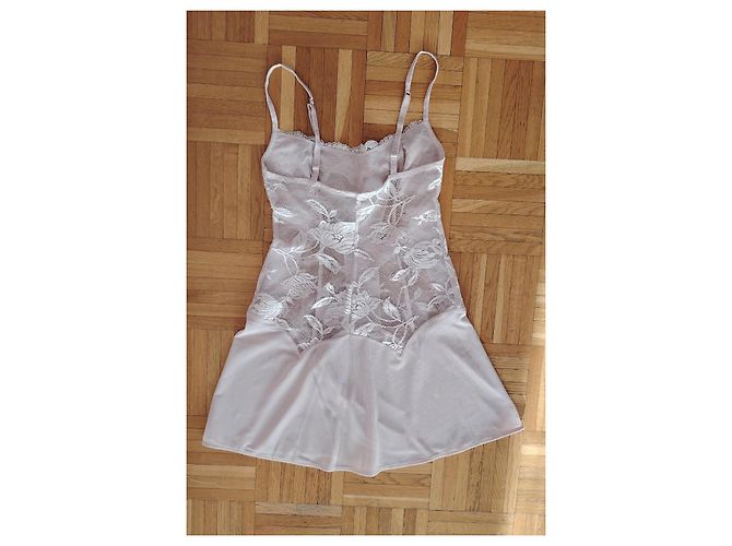 LA PERLA SOTTOVESTE CON INSERTI IN PIZZO. Rosa - vista 7