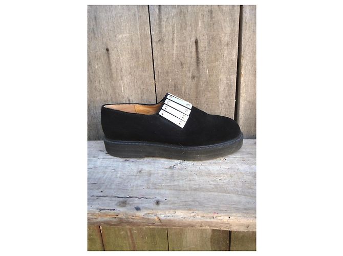 Mocassini Free Lance in camoscio nero - vista 10