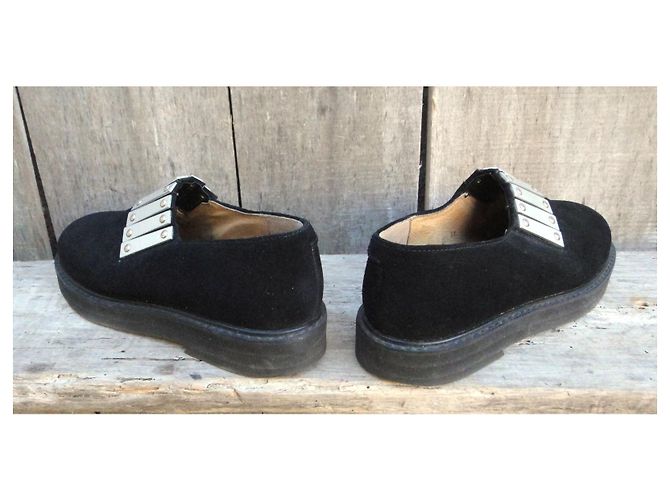 Mocassini Free Lance in camoscio nero - vista 5