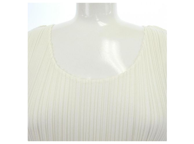 Top Pleats Please Issey Miyake Blanco - vista 4