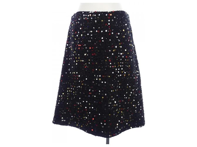 Gonna Chanel LOOK15 Nero - vista 2
