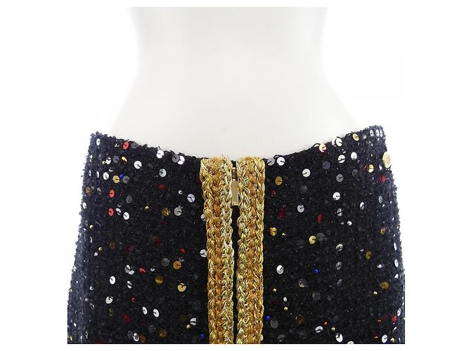 Gonna Chanel LOOK15 Nero - vista 6