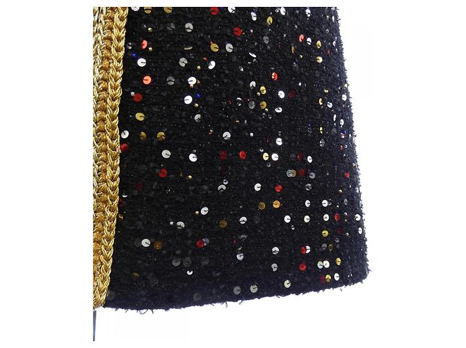 Gonna Chanel LOOK15 Nero - vista 7