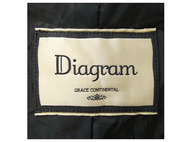 Autre Marque Chaqueta Diagram Negro - vista 4