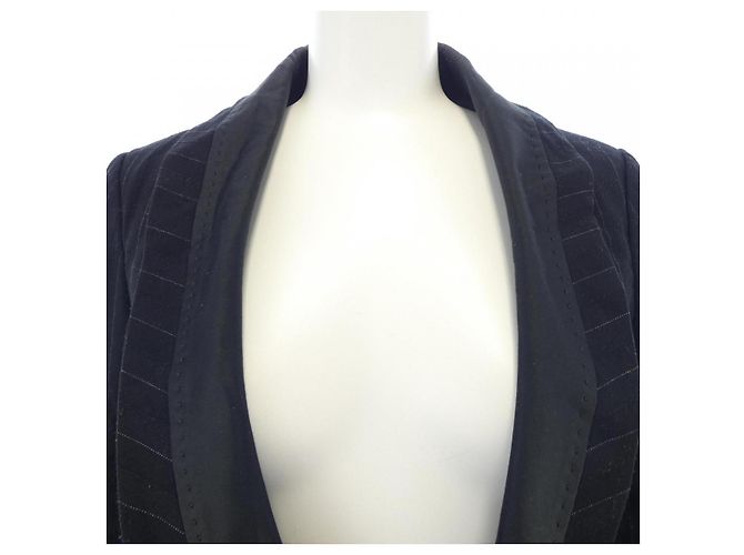 Autre Marque Chaqueta Diagram Negro - vista 5