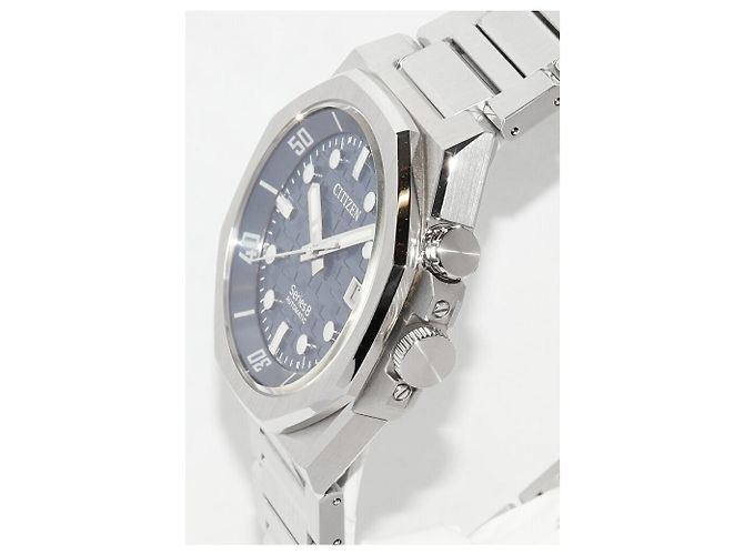Autre Marque CITIZEN Series8 Edelstahl-Uhr Blau - Ansicht 4