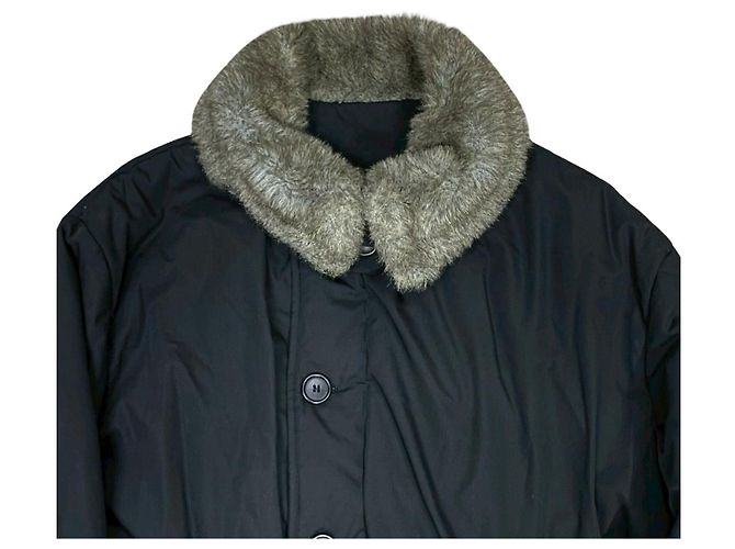 Dolce & Gabbana Abrigo de poliéster y algodón Dolce&Gabbana Negro - vista 8
