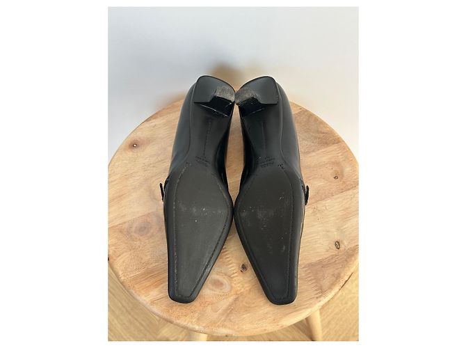 Décolleté Mary Jane Prada in vernice nera Nero - vista 10