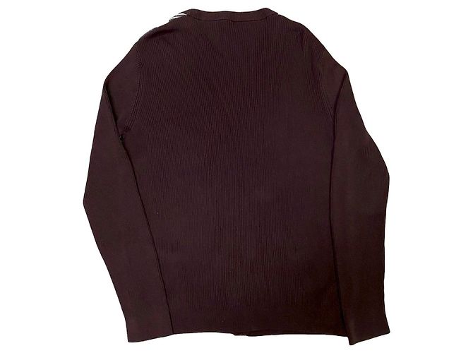 Cárdigan de algodón Fendi Castaño Negro - vista 6