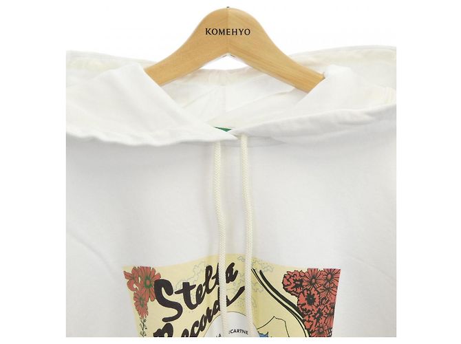 Stella Mc Cartney Hoodie Record Stella McCartney Bianco - vista 5