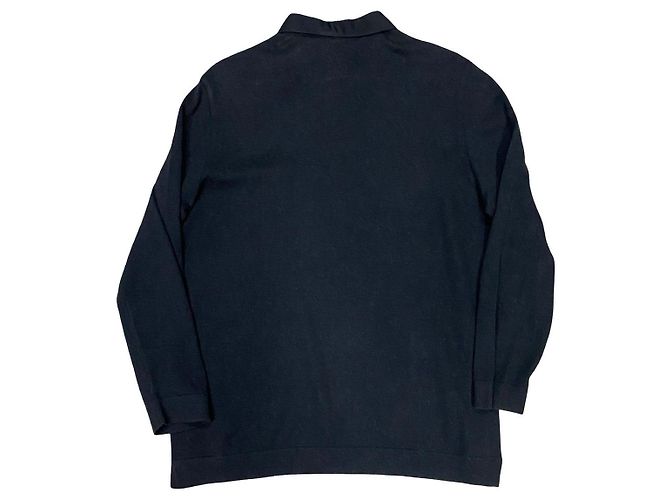 Hermès Camicia in seta, cashmere e cotone Bride de Gala di Hermes Nero Blu - vista 5