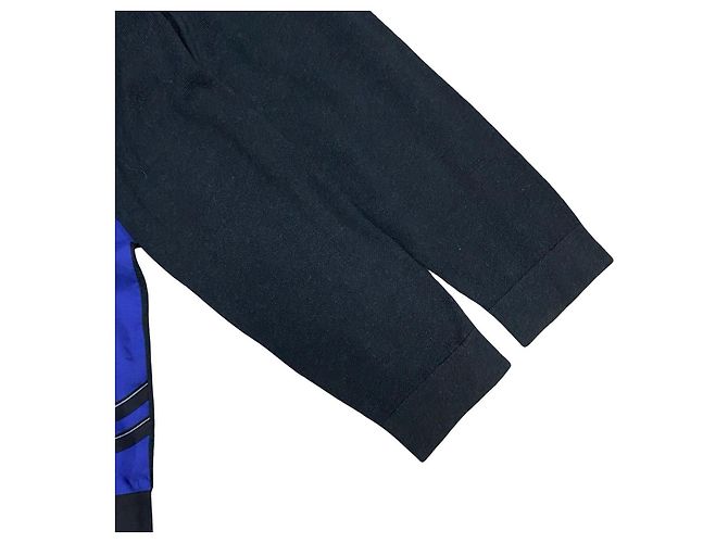 Hermès Camicia in seta, cashmere e cotone Bride de Gala di Hermes Nero Blu - vista 9