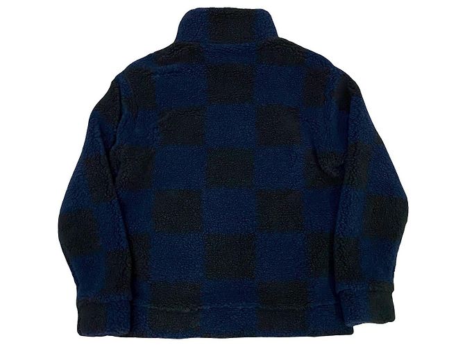 Louis Vuitton NIGO Polyesterjacke Schwarz Marineblau - Ansicht 5