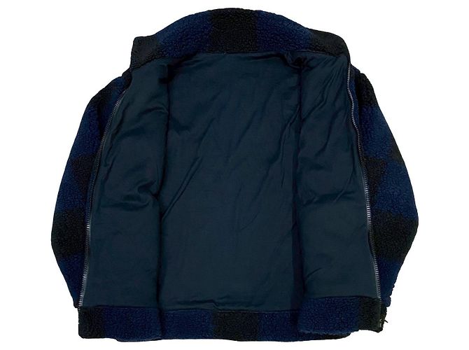 Louis Vuitton NIGO Polyesterjacke Schwarz Marineblau - Ansicht 6