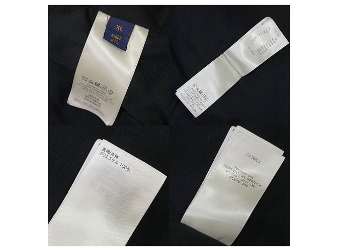 Louis Vuitton NIGO Polyesterjacke Schwarz Marineblau - Ansicht 7