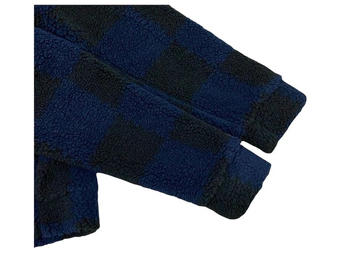 Louis Vuitton NIGO Polyesterjacke Schwarz Marineblau - Ansicht 9