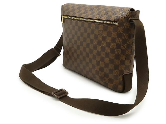 Borsa a Spalla Damier Brooklyn MM di Louis Vuitton Marrone - vista 2