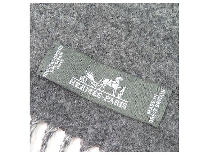 Stola in cashmere Entrelac Equestre di Hermès Marrone - vista 6