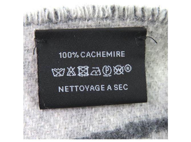 Stola in cashmere Entrelac Equestre di Hermès Marrone - vista 7