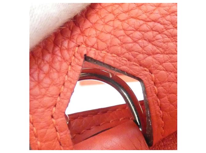 Borsa a Spalla Jypsiere 28cm di Hermès Rosso - vista 10