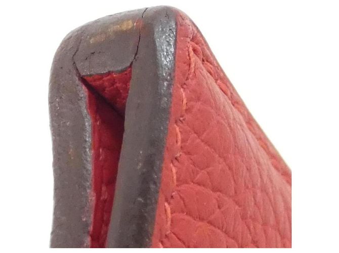 Borsa a Spalla Jypsiere 28cm di Hermès Rosso - vista 4