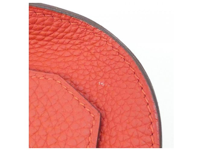 Borsa a Spalla Jypsiere 28cm di Hermès Rosso - vista 6