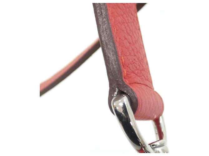 Borsa a Spalla Jypsiere 28cm di Hermès Rosso - vista 7