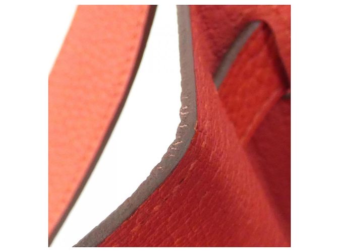 Borsa a Spalla Jypsiere 28cm di Hermès Rosso - vista 9