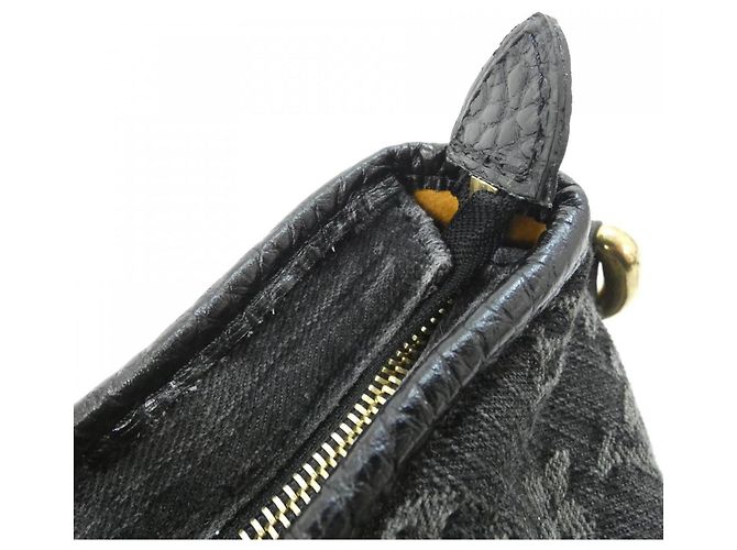 Borsa Louis Vuitton Monogram Denim Neo Cabby GM Nero Monogramma - vista 3